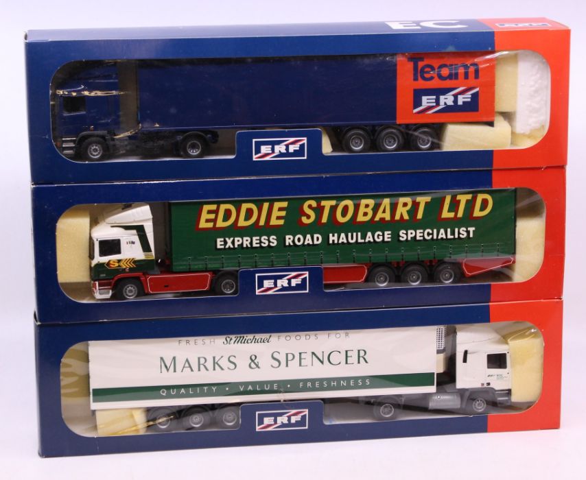 Tekno: A boxed Tekno diecast, ERF Eddie Stobart Ltd lorry, 1:50 Scale, Made in Holland. Together