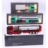 Mercedes-Benz: A collection of three boxed Mercedes-Benz Collection diecast vehicles, comprising: