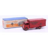 Dinky: A boxed Dinky Supertoys, Guy Van, Slumberland Spring Interior Mattresses, 514, red livery.