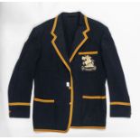 An MCC touring blazer by Simpsons of Piccadilly, worn by Derek Shackleton (Hampshire) for the 1951-