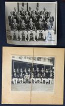 MCC to India 1951-52 official team photograph in touring blazers, 24x29cm and Commonwealth Team to