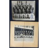 MCC to India 1951-52 official team photograph in touring blazers, 24x29cm and Commonwealth Team to