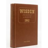 1942 Wisden Cricketers Almanack, original hardbook in very good condition, spine gilts faded. Only