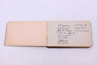 An important autograph album from the 'Golden Age' of cricket belonging to Gladys Douglas, younger