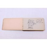 An important autograph album from the 'Golden Age' of cricket belonging to Gladys Douglas, younger