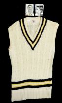 Derek Shackleton's Hampshire County Cricket Club long sleeved wool sweater by Alan Paine of