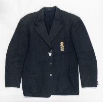 England cricket blazer belonging to Derek Shackleton (Hampshire) with three lions breast pocket