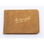 An Autograph Album- Cricket, the title page dated 1921, containing signatures of County players,