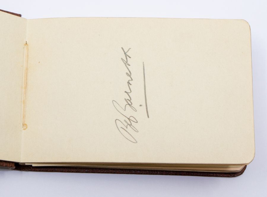 An Autograph Album- Cricket, containing ink signatures on single-sided pages, including W. - Image 3 of 3