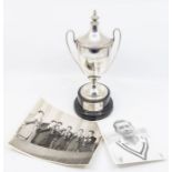 Trophy - 'The Brylcreem Cup', inscribed on the base '1960 Bowling D Shackleton Hampshire v