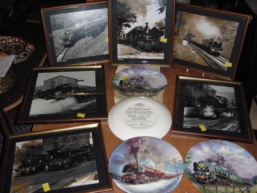 Five Davenport Pottery Co Ltd Limited Edition plates, great steam trains collection with