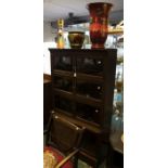 A four section W Baker & Co Oxford bookcase