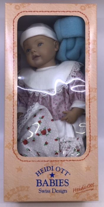 Dolls: Alresford bone China Baby Doll, Heidi Ott Baby Doll, L’originale My Doll cloth doll, all - Image 4 of 4