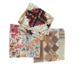 3 quilted patchwork toppers. one is quilted and mid 19th century, but it has been repaired with (