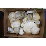 Quantity of ceramics including Carltonware, gossware, Royals Staffs china, plates, cups and saucers,