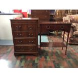 A 'Period Furniture Ltd' music cabinet with lift up top, the front door opening to reveal 2 shelves,