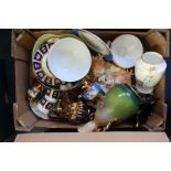 A mixed quantity of ceramics, including Coalport and Royal Tara (5 boxes)