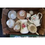 A quantity of cups and saucers, including Victorian and other mixed ceramics (4 boxes)