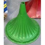 One large green horn for an Edison machine