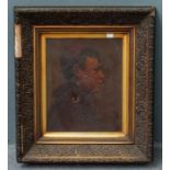 19th century english school portrait of a cardinal, oil on canvas in a frame, damage to the canvas