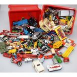 Die cast vehicles : Large quantity of Corgi, Matchbox, Liedo etc. Including three Corgi Junior James