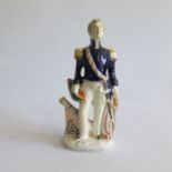 A Staffordshire figure of Charles Napier Circa 1860 Size: 25cm height Condition: Minor paint
