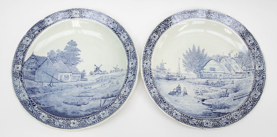 A qty of Delft chargers - Image 2 of 4