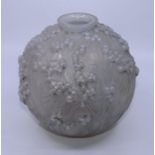 A good R  Lalique "Druide'' glass vase, strong iridescence  Condition good no cracks or obvious