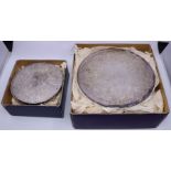 A collection of Mappin & Webb boxed coasters(2)
