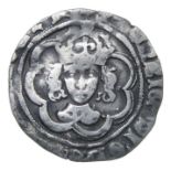 Henry VII Halfgroat.   Circa, 1485-1509 AD. Silver, 1.59 grams. 18.77 mm. Crowned facing bust,