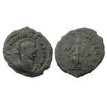 Carausius Antoninianus  Colchester, AD 291-2. Billon, 2.99 grams. 25.18 mm. Radiate bust right,