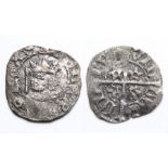 Robert II Halfpenny, Edinburgh. Circa 1371-1390. Silver, 0.37 g, 12.52 mm. Crowned bust left with