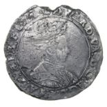 Edward VI Shilling.   Second Period, 1549-1550. Debased issue. Silver, 3.96 grams. 28.77 mm. Crowned
