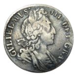 William III sixpence 1697. 21mm, 3.02g.