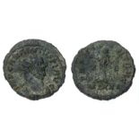 Carausius Antoninianus.  London, AD 290-91. Billon, 3.7 grams. 25 mm. Radiate bust right, IMP