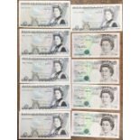 Collection of Bank of England £5 Banknotes from Page to Lowther.