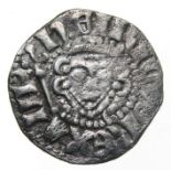 Henry III Penny.   Phase III, 1250-72 AD. Silver, 1.28 grams. 17.10 mm. Crowned facing bust with