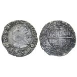 Elizabeth I Halfgroat.   Sixth Issue, 1582-1600 AD. Silver, 1.03 grams. 16.19 mm. Crowned bust left,