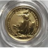 Royal Mint 2020 999.9 gold 1/10oz Britannia £10 coin.