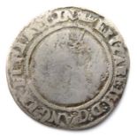 Elizabeth I Sixpence.  Third & fourth issues, 1561-1577. Silver, 2.25 grams. 26mm. Crowned bust