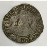 James I Shilling. Mint Mark Lis 1604-05,  second bust.