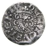 Henry III Penny.   Phase II, 1248-1250 AD. Silver, 1.14 grams. 17.26 mm. Crowned facing bust, +