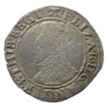 Elizabeth I Shilling.  Sixth issue, 1582-1600 AD. Silver, 32mm, 5.87g. Crowned bust left, ELIZAB D G