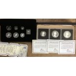 Isle of Man Pobjoy mint Silver Proof Set of 1979 coins & Turks and Caicos Islands 1980 Proof