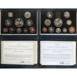 Two Royal Mint Proof Coin sets of 1997 & 1998 in Original Presentation Folders.