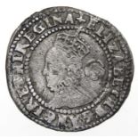 Elizabeth I Threepence.   Fifth Issue, 1578-82 AD. Silver, 1.39 grams. 20.79 mm. Crowned bust