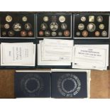 Royal Mint Proof Year Sets In Original Presentation Case with Certificate of Authenticity,