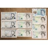 Collection of British £5 Banknotes from Page to modern polymer, all of a high grade.