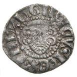 Henry III Penny.   Phase III, 1250-72 AD. Silver, 1.46 grams. 18.14 mm. Crowned facing bust with