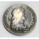 Charles II 1662 Crown edge not dated.